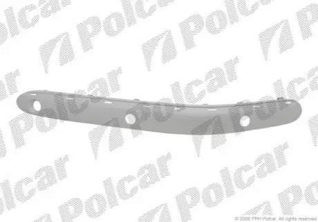 Молдинг бампера левый Polcar 50250715
