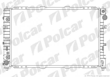 Радіатор охолодження Polcar 325108-3