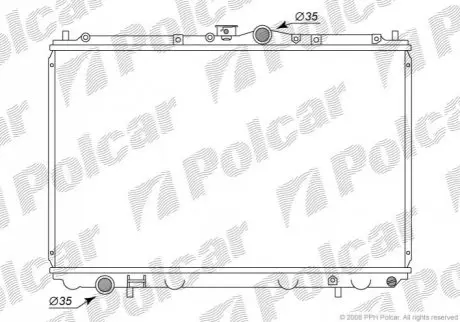 Радиатор охлаждения Polcar 521008-1
