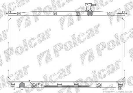 Радіатор охолодження Polcar 405108-1