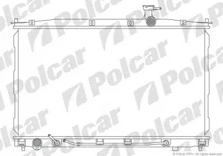 Радіатор охолодження Polcar 405108-1