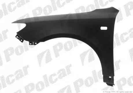 Крыло переднее правое Polcar 413402-1