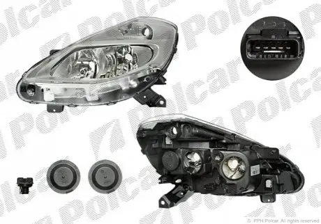 Фара основная Polcar 606409-V