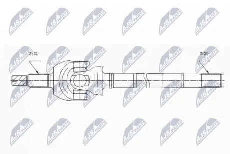 Полуось NTY NPW-CH-124