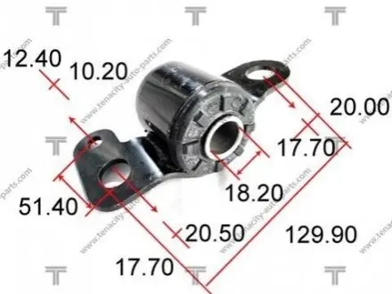 Фото сайлентблок рычага toyota corona 1.6/2.0 87-92 TENACITY AAMTO1001 Сайлентблок рычага toyota corona 1.6/2.0 87-92 TENACITY AAMTO1001