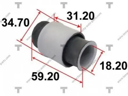 Сайлентблок рычага nissan tiida 04-12 TENACITY AAMNI1075