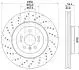 PRO HIGH CARBON DB Диск тормозной передн.GLE W166 11- HELLA 8DD355122541 (фото 4)