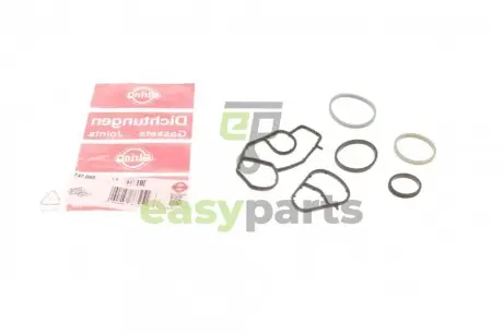 Прокладка радіатора масляного Citroen Berlingo/Peugeot Expert 1.6 HDi 07- (к-кт) ELRING 747.080