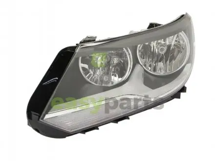 VW Фара основная галоген,с мотором,H15 H7 PY21W W5W лів.Tiguan 11- HELLA 1EL010749211