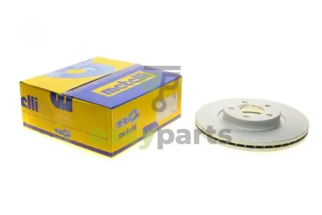 Диск гальмівний (передній) Ford C-Max/Kuga 07-/Focus 04-/Connect 13-/Volvo (300x25) (з покр) (вент) Metelli 23-0687C