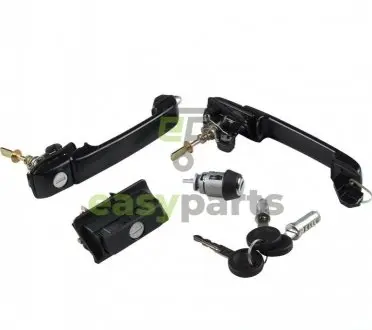 VW К-кт ручок передн.двері з ключами,замками Golf III 91- JP GROUP 1187500410
