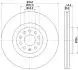 Диск тормозной передний Skoda Octavia 2.0TDI 13- HELLA 8DD 355 129-241 (фото 4)