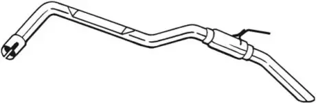 Глушитель задняя часть NISSAN PATHFINDER (05-14) (281-881) BOSAL 281881