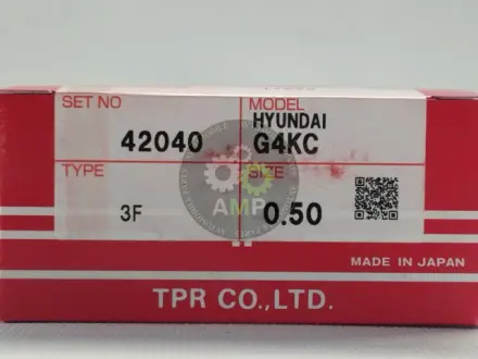 Кольца поршневые +0.50mm (к-кт на мотор) Hyundai G4KD, G4KC TP 42040050