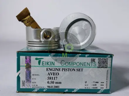 Фото поршні ремонт (+0.50 мм) (к-кт на мотор) Chevrolet Aveo TEIKIN 58117050 Поршні ремонт (+0.50 мм) (к-кт на мотор) Chevrolet Aveo TEIKIN 58117050