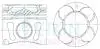 Поршни стандартные (к-кт на мотор) 1.3jtd Fiat Doblo/1.3cdti Opel Combo,Astra H/ 1.3DDiS Suzuki Swif TEIKIN 34129ASTD (фото 1)