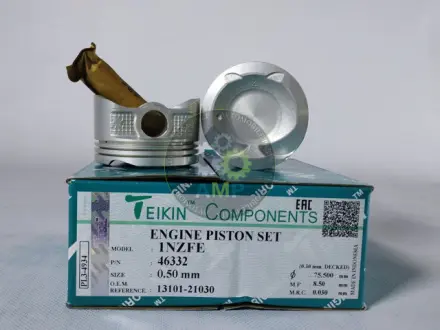 Поршні ремонт (+0.50 мм) (к-кт на мотор) Toyota 1NZ-FE TEIKIN 46332050