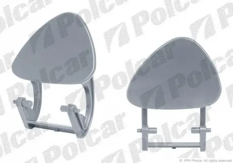 Заглушка отверстия омывателя фары левый Polcar 50170711