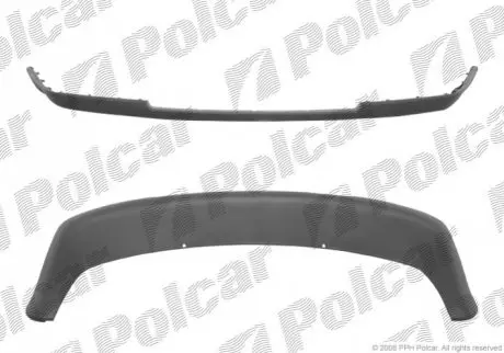 Спойлер бампера переднего Polcar 692025