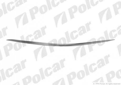 Молдинг бампера лівий Polcar 501707-5 (фото 1)