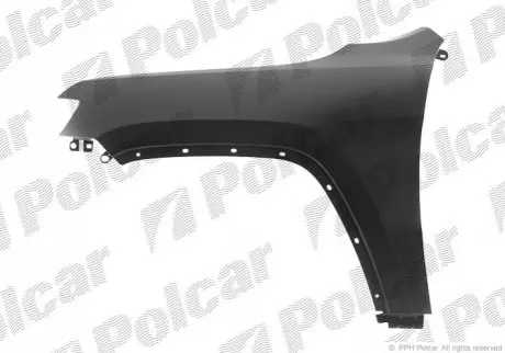 Крило переднє праве Polcar 343102