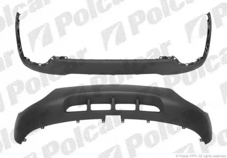 Бампер передний Polcar 417207-5