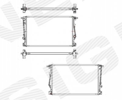 Радіатор Signeda RA13401