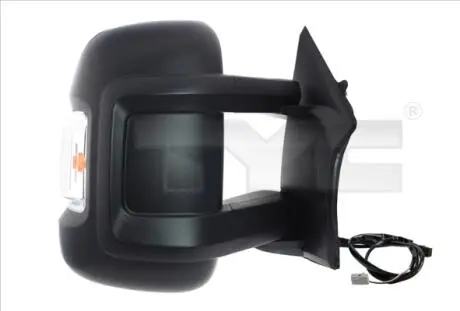 LUSTERKO CITROEN JUMPER/FIAT DUCATO/PEUGEOT BOXER 06- PRAWE ELEKTRYCZNE PODGRZEWANE Z KIERUNKOWSKAZEM WYPUKгE МREDNIE RAMI? 160MM TYC 309-0153