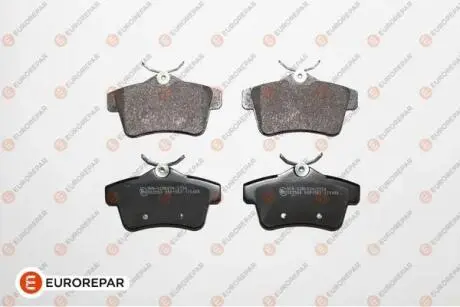 Задние тормозные колодки CITROEN C4 II, DS4, DS5 PEUGEOT 3008, 308 CC, 308 I, 5008, 508 I, 508 SW I, RCZ 1.2-2.0DH 06.09- Eurorepar 1617272680