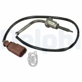 CZUJNIK TEMP SPALIN SEAT ALTEA, LEON, TOLEDO / SKODA OCTAVIA, SUPERB / VW EOS, GOLF, JETTA 03- Delphi TS30079