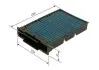 Фільтр салону Citroen C1 05-14/Peugeot 107 05-/Toyota Aygo 1.0i/1.4 HDi 05- (замінено на 0986628652) BOSCH 0 986 628 552 (фото 6)