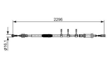 LINKA HAM PEUGEOT BOXER 2.2HDI 06-11/ CITROEN JUMPER 2.2HDI 06-11/ FIAT DUCATO 120MJ 06-14 BOSCH 1 987 482 595