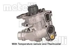 POMPA WODY AUDI A3 II 1.8TFSI, 2.0TFSI 10-/ VW PASSAT 1.8TSI 10- KOMPLETNA Z OBUDOWЕ Metelli 24-1359