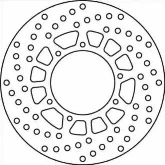 Даи (мм): внешний 220, внутренний 86, отв. 6,25. толщина (мм): 4. Количество отв. : 6. - BREMBO 68B40742
