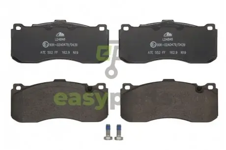 KLOCKI HAM CERAMIC BMW E87 116I 122KM 03-12, 118I 143KM 04-12, 120I 156KM 03-12 ATE 13.0470-4848.2