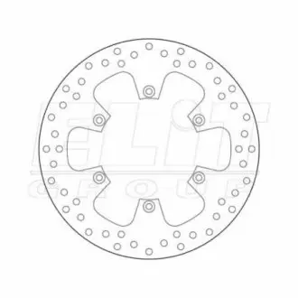 Диаметр (мм) : внешний 240, внутренний 110, отв. 6,5.Толщина (мм) : 5.Кол-во отв. : 6. - задний BREMBO 68B407F0