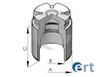 TВЕТЧИНА Рочек ЗАКИСКУ /D025642 TYR HYUNDAI I30, IX20, VELOSTER 10-,KIA PICANTO 11- ERT 151384-C (фото 1)