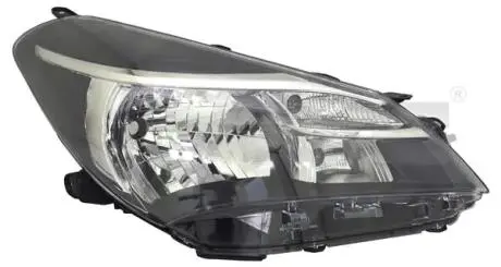REFLEKTOR YARIS 14-17 LEWY ELEKTRYCZNY Z МWIATгEM DO JAZDY DZIENNEJ H4/W21/5W 20-15517-15-2 TYC 20-15518-15-2