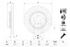 TARCZA HAM BMW E60 525I 07-10, 530I 06-09, 540I 05-10 PRZ?D DWUCZ?МCIOWA BOSCH 0 986 479 E14 (фото 5)