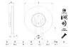 TARCZA HAM BMW 3 G20, 5 G30, G31, 7 G11, G12 2.0, 4.4 07.15- PRZ?D LEWA BOSCH 0 986 479 F60 (фото 1)