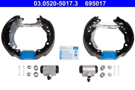 ZESTAW SZCZ?KI+CYLINDERKI HAM DACIA LOGAN II 12-, SANDERO II 12- ATE 03.0520-5017.3