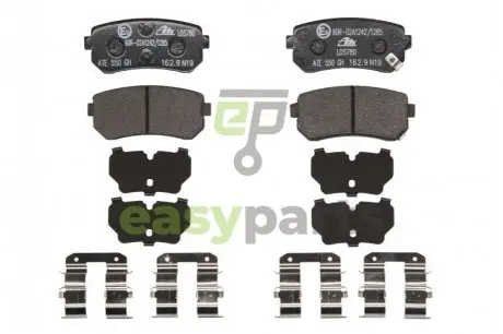 КЕРАМИЧЕСКАЯ ПЛИТКА KLOCKI HAM HYUNDAI ACCENT 1.4 GL, 1.5 CRDI GLS, 1.6 GLS 05- ATE 13.0470-5780.2