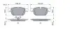 KLOCKI HAM VOLVO S60 III, V90 CROSS COUNTRY, V90 II, XC40, XC60 II BOSCH 0 986 424 844 (фото 5)