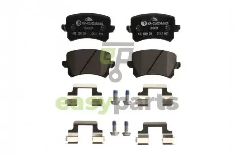 KLOCKI HAM CERAMIC SKODA OCTAVIA III 1.0TSI 16-, 1.2TSI 12- TYг ATE 13.0470-2621.2
