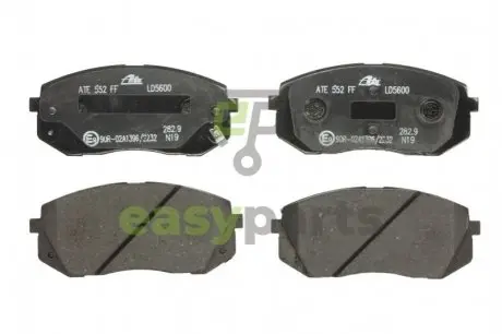 KLOCKI HAM CERAMIC KIA SPORTAGE 1.7 CRDI 10 -, 2.0 CRDI 17 - PRZ?D ATE 13.0470-5600.2