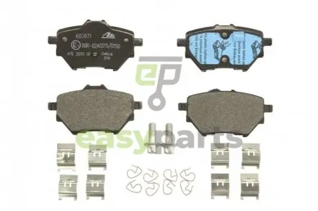 KLOCKI HAM CITROEN C4 PICASSO II 1.2THP 14-, 1.6HDI 13- TYг ATE 13.0460-3871.2