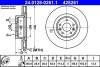 TARCZA HAM RENAULT MEGANE III 2.0TCE 09-, 2.0 RS 14- PRZ?D ATE 24.0128-0261.1 (фото 1)