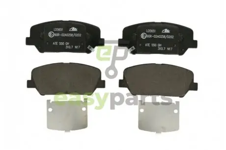 KLOCKI HAM CERAMIC HYUNDAI I30 1.4 11-15, 1.6 12-16 PRZ?D ATE 13.0470-5651.2