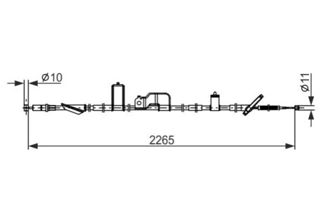 LINKA HAM HONDA CR-V II 2.0 01-07, 2.2CTDI 05-06 TYг PRAWY BOSCH 1987482918