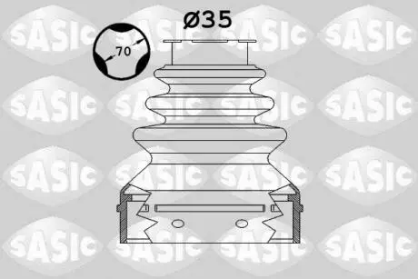 OSгONA PRZEG WEW CITROEN BERLINGO/C3/C4/C5/DS3 1.0-1.6HDI 05- SASIC 1900025
